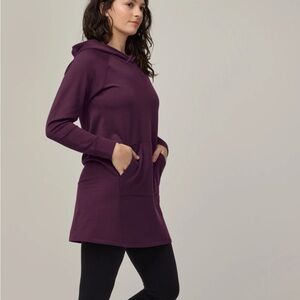 WOOL& Wooland Everett Sweatshirt Tunic Hoodie Dress Medium EUC